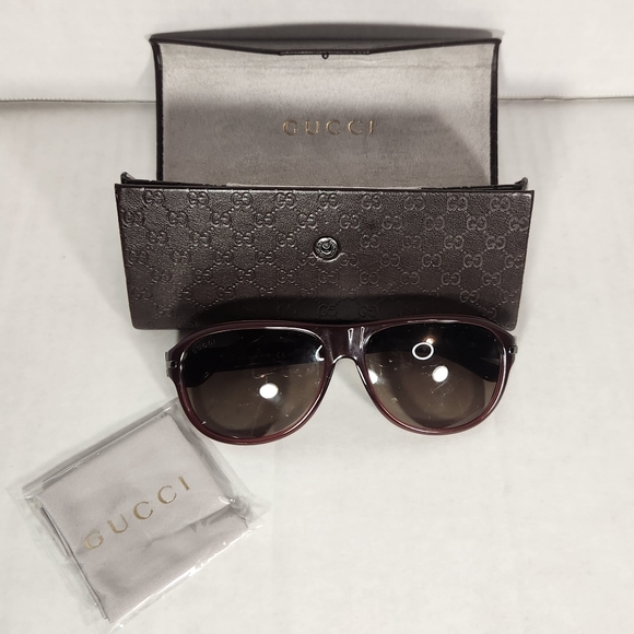 Women's Gucci GG Sunglasses & Case - Picture 2 of 12